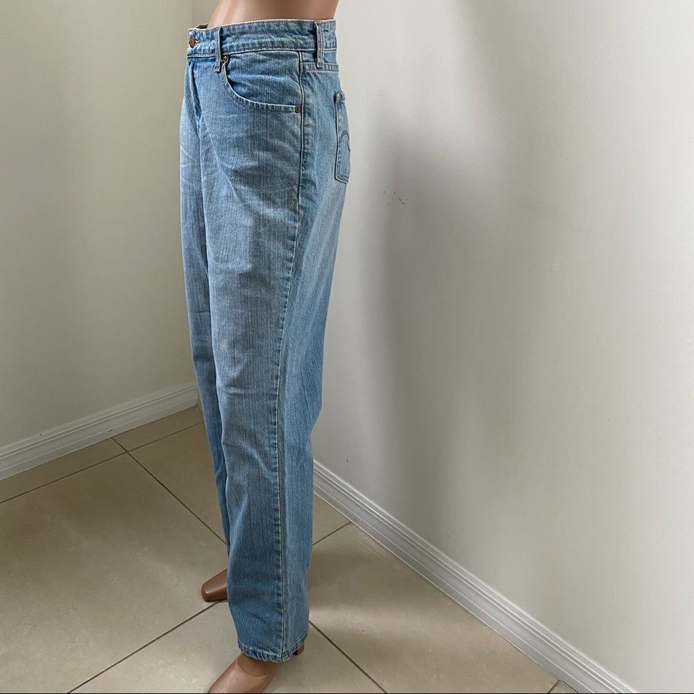 Levi's Light Wash Blue Mid Rise Bootcut Jeans 16L - Picture 4 of 16